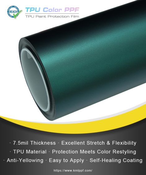 TPU matte magic flame Brazilian green